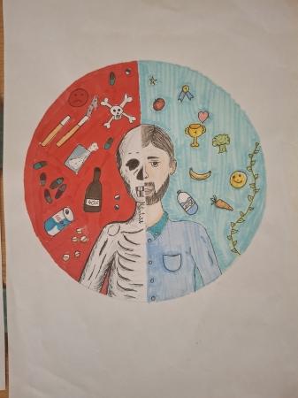 „Silny, zdrowy, niezależny – dlaczego warto żyć bez używek? Edukacja zdrowotna w klasach V