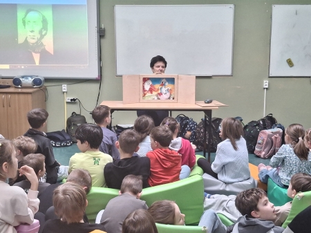 ''Urodziny Andersena'' realizacja kolejnego zadania w ramach Międzynarodowego Projektu Edukacyjnego: ''Z kulturą mi do twarzy''