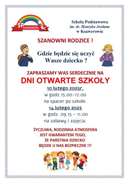 Dni otwarte szkoły