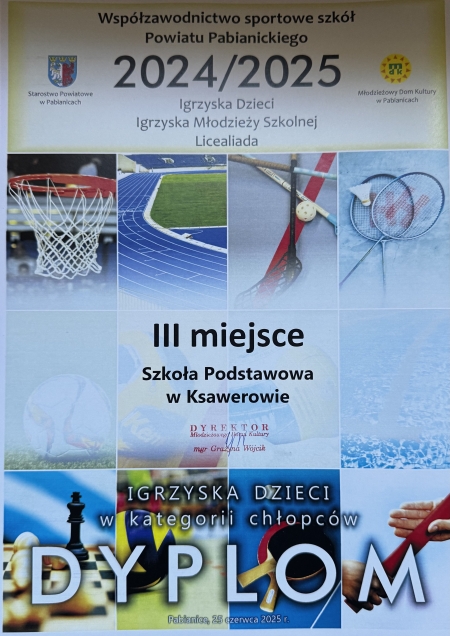  Tabela współzawodnictwa sportowego Powiatu Pabianickiego