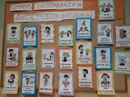 KODEKS DOBREGO ZACHOWANIA W  ŚWIETLICY SZKOLNEJ